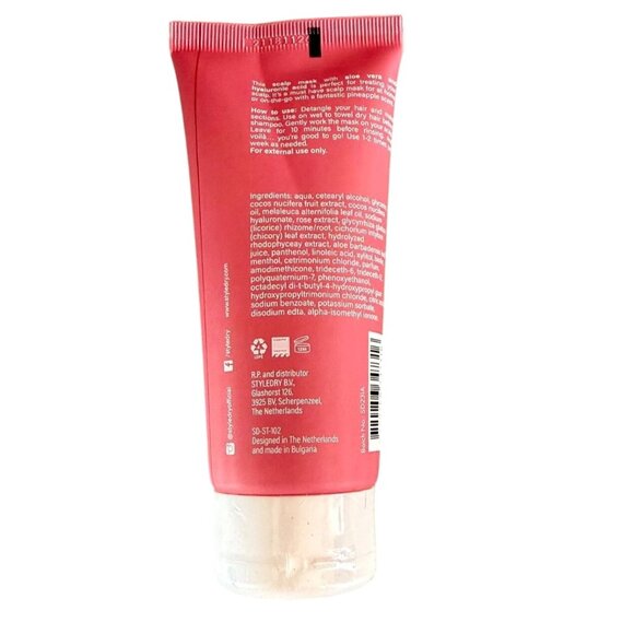 StyleDry Scalp Hair Mask Pineapple Coconut Aloe Vera Hyaluronic Acid 100ml - Picture 4 of 8